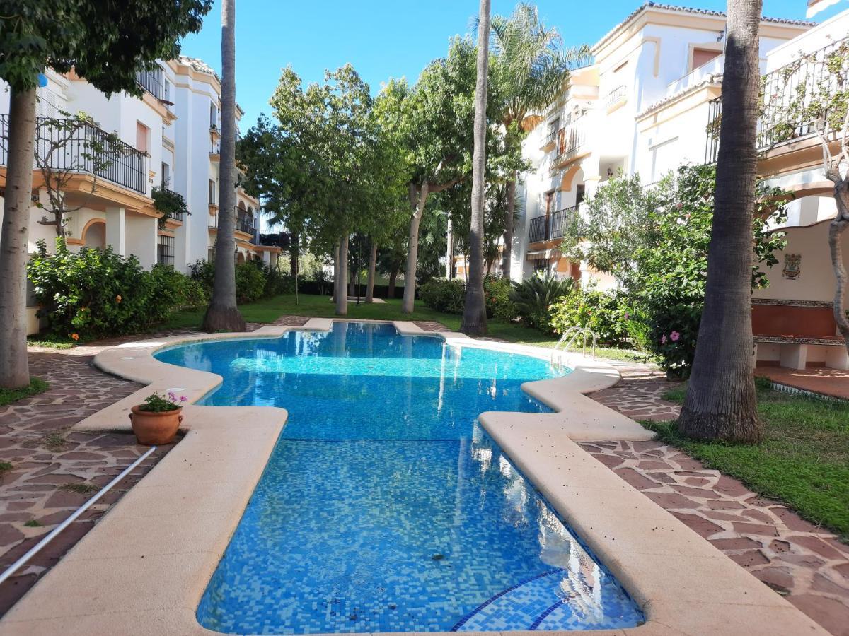 デニアPlanta Baja Con Porche Y Piscina, Cerca Del Marアパートメント エクステリア 写真