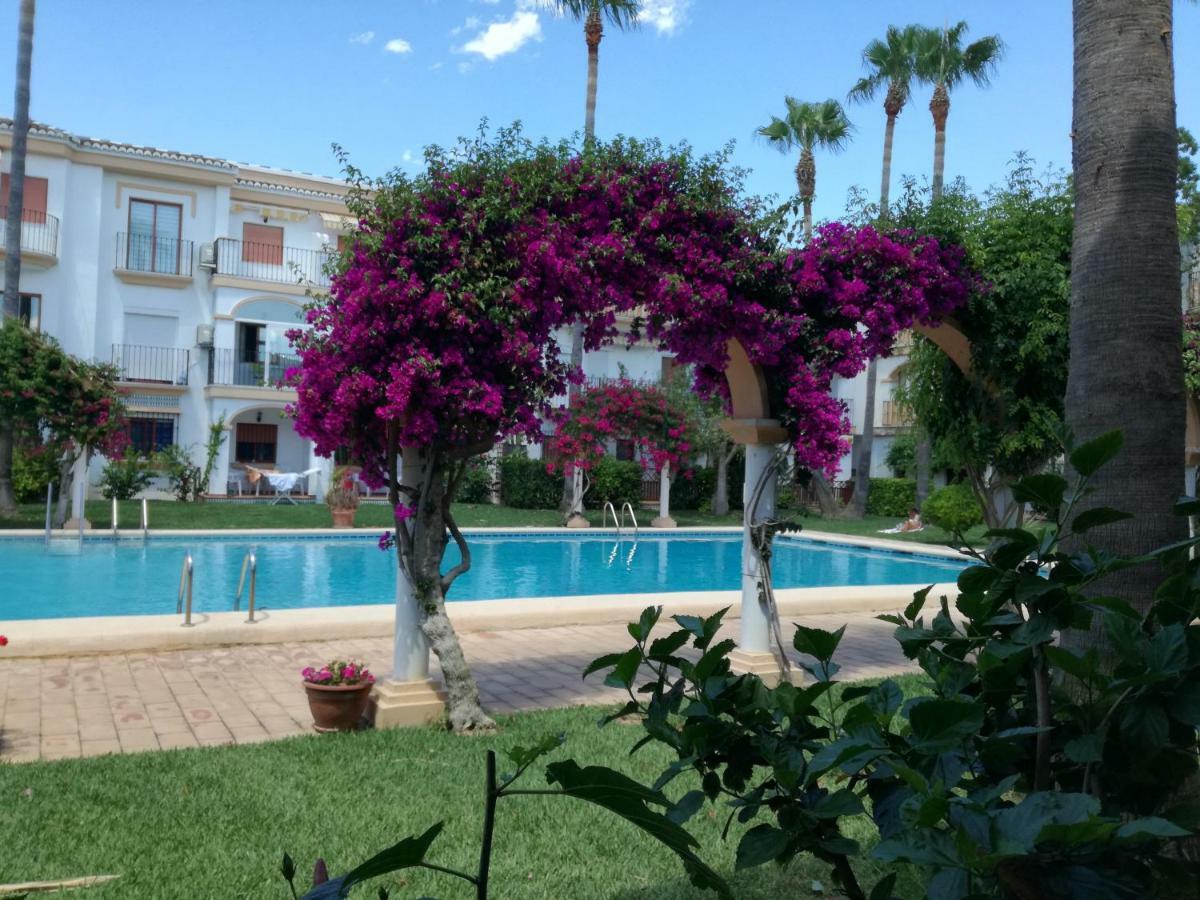 デニアPlanta Baja Con Porche Y Piscina, Cerca Del Marアパートメント エクステリア 写真