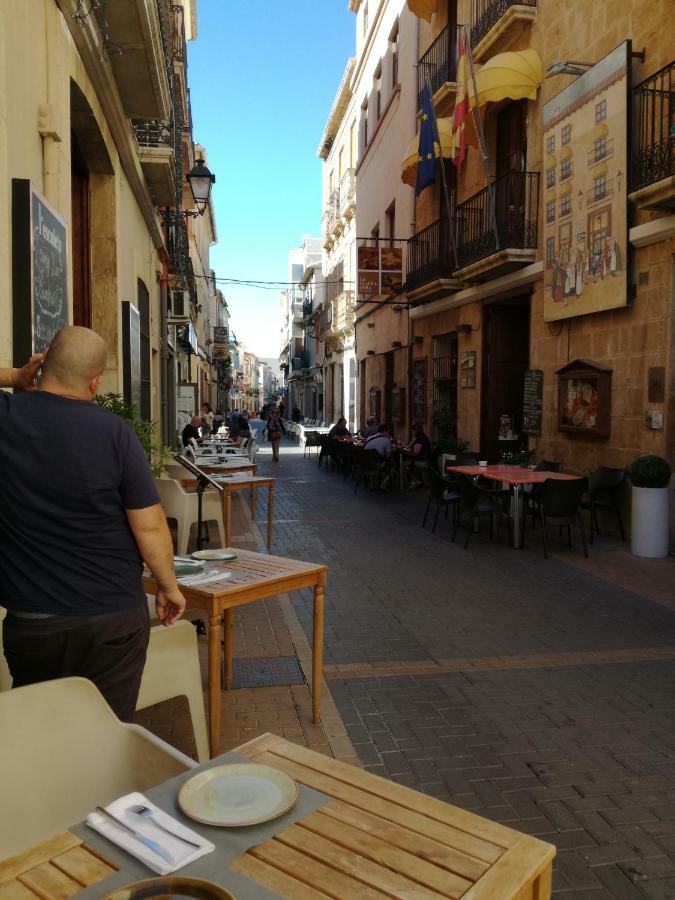 デニアPlanta Baja Con Porche Y Piscina, Cerca Del Marアパートメント エクステリア 写真