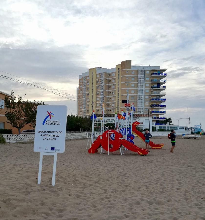 デニアPlanta Baja Con Porche Y Piscina, Cerca Del Marアパートメント エクステリア 写真